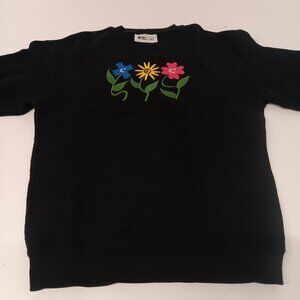 Parks Project UO Exclusive Flower Friends Crew Neck Sweatshirt - Medium